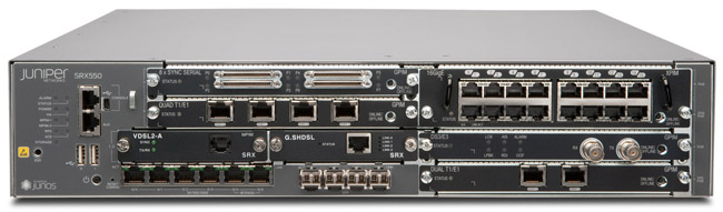 SRX550 Services Gateway with 4G DRAM