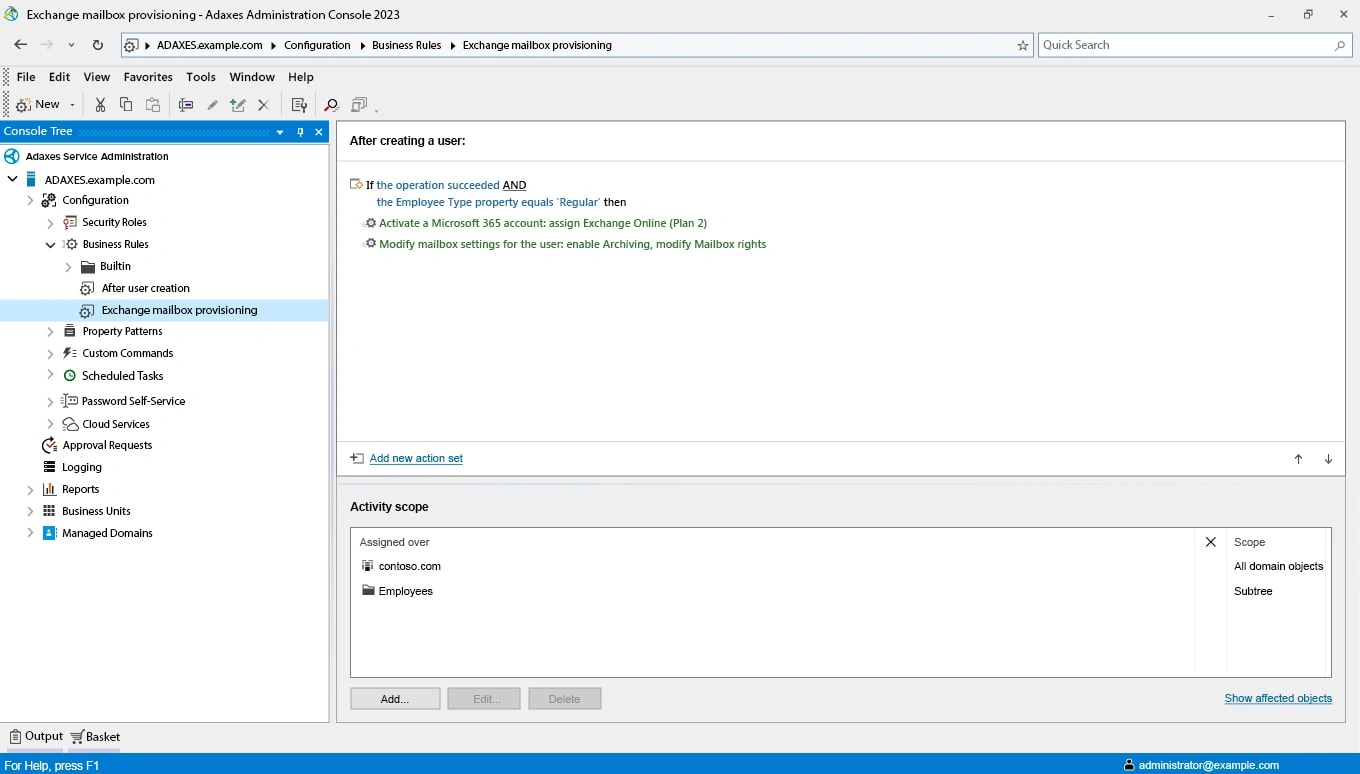 Exchange and Automation