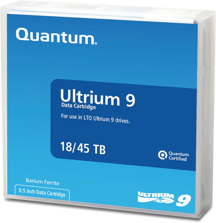 Quantum LTO-9 data cartridge